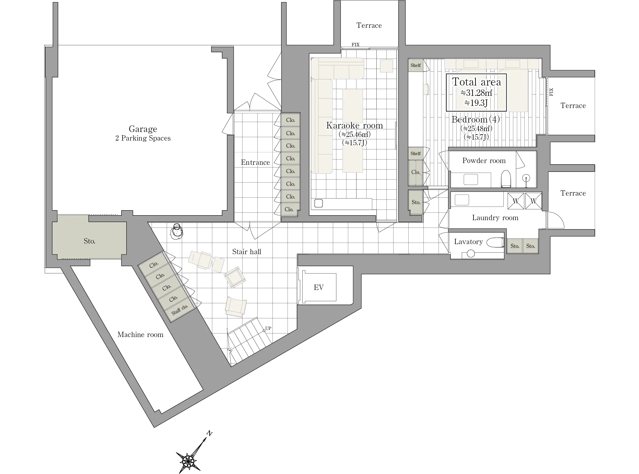 Villa OCEAN 間取図