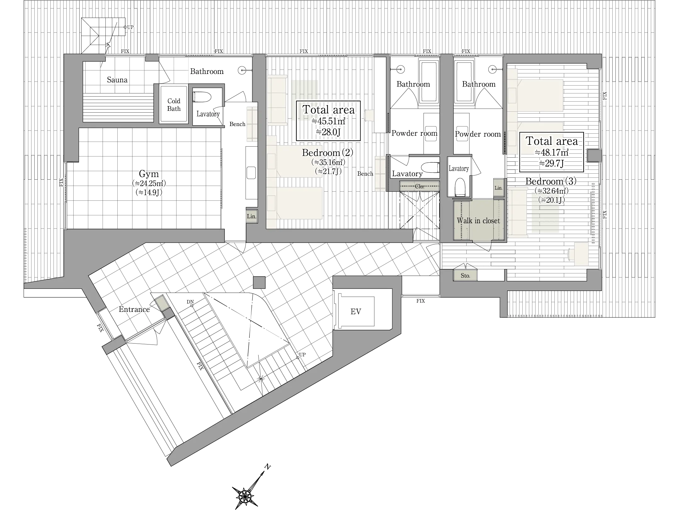 Villa OCEAN 間取図